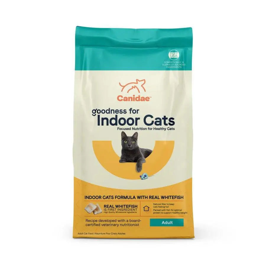 CANIDAE Premium Dry Cat Food Formula with Real Whitefish for Indoor Felines