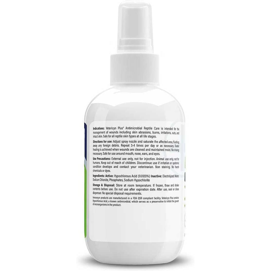 Vetericyn 3oz Antimicrobial Spray for Reptile Wound and Skin Care