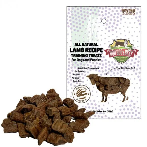 Boo Boo's Premium 4oz Lamb Dog Treats for Training