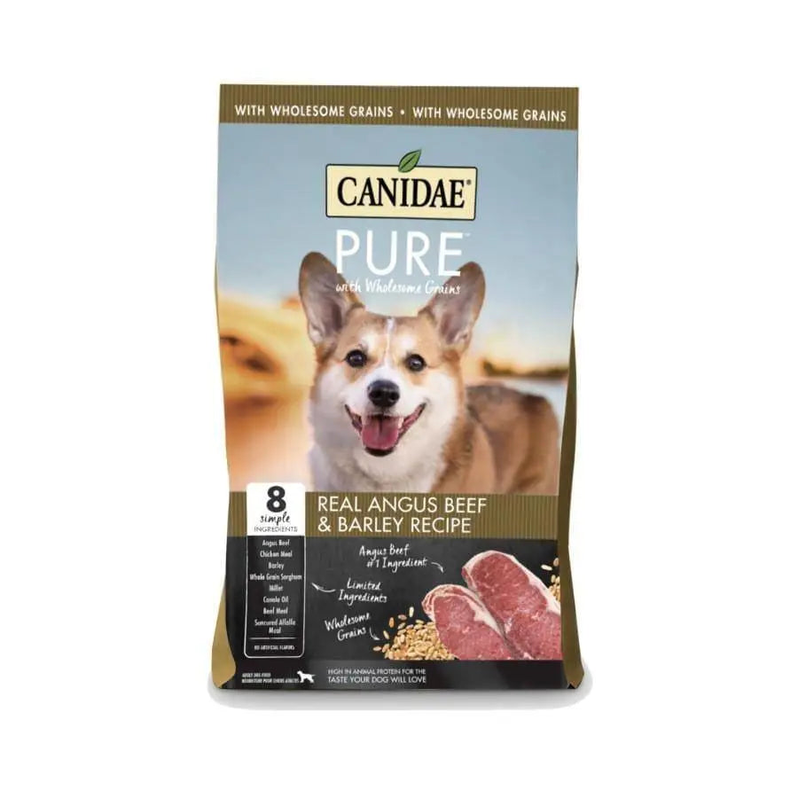 CANIDAE PURE Real Beef & Barley Dry Dog Food with Wholesome Grains