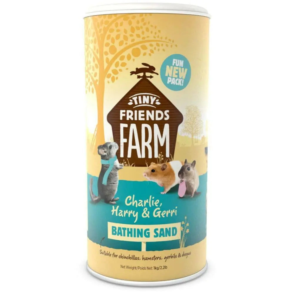 Tiny Friends Farm Premium Chinchilla and Small Pet Bathing Sand - 2.2 lb Package
