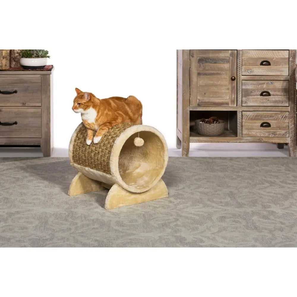 Prevue Pet Products Soft and Cozy Plush Kitty Power Paws Interactive Play Tunnel for Cats and Kittens