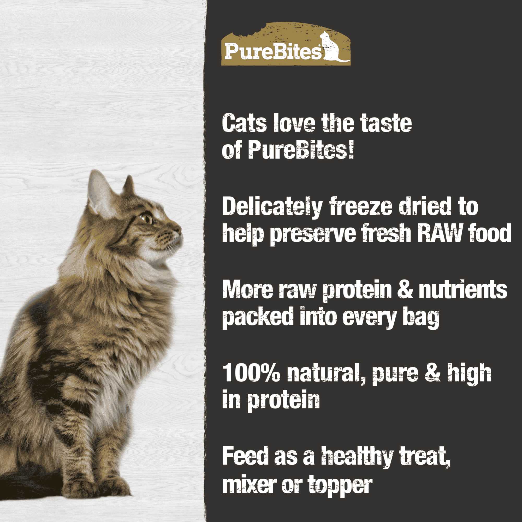 PureBites 1.05 oz Freeze - Dried Cat Treats: Chicken Breast & Duck Liver Delight