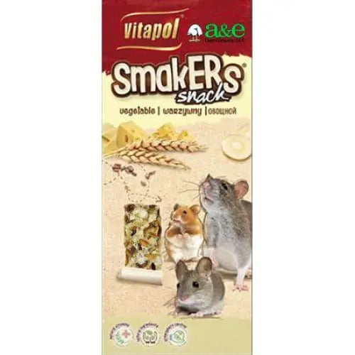 A&E Cage Company Premium Smakers Cheese Treat Sticks Specially Designed for Mice and Rats