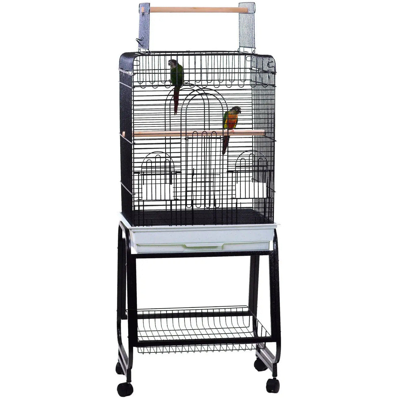 A & E Removable Stand PlayTop Bird Cage Ideal for Small Parrots