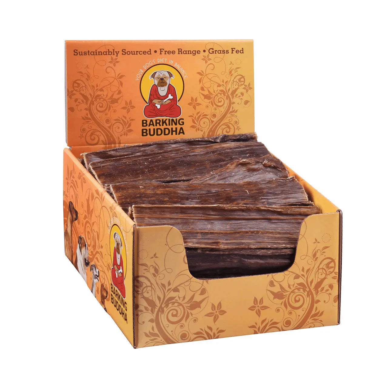 Barking Buddha Premium All - Natural Grass - Fed Beef Jerky Slices as Delightful Dog Treats