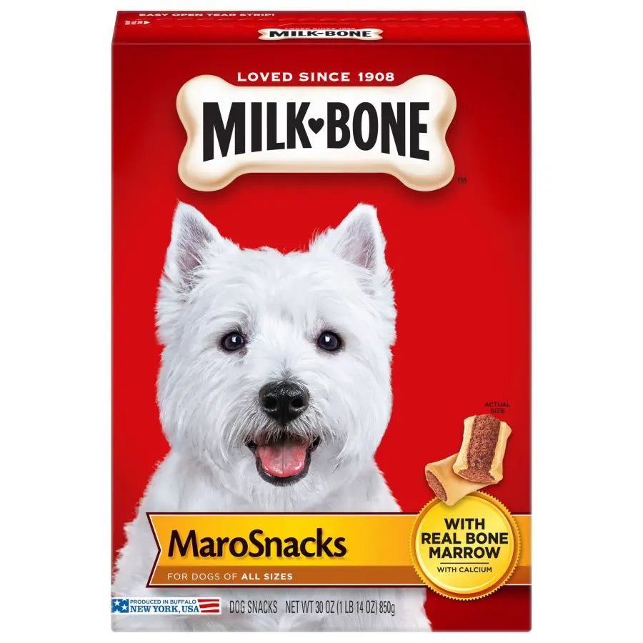 Milk-Bone MaroSnacks: Wholesome Dog Treats with Real Bone Marrow Flavor