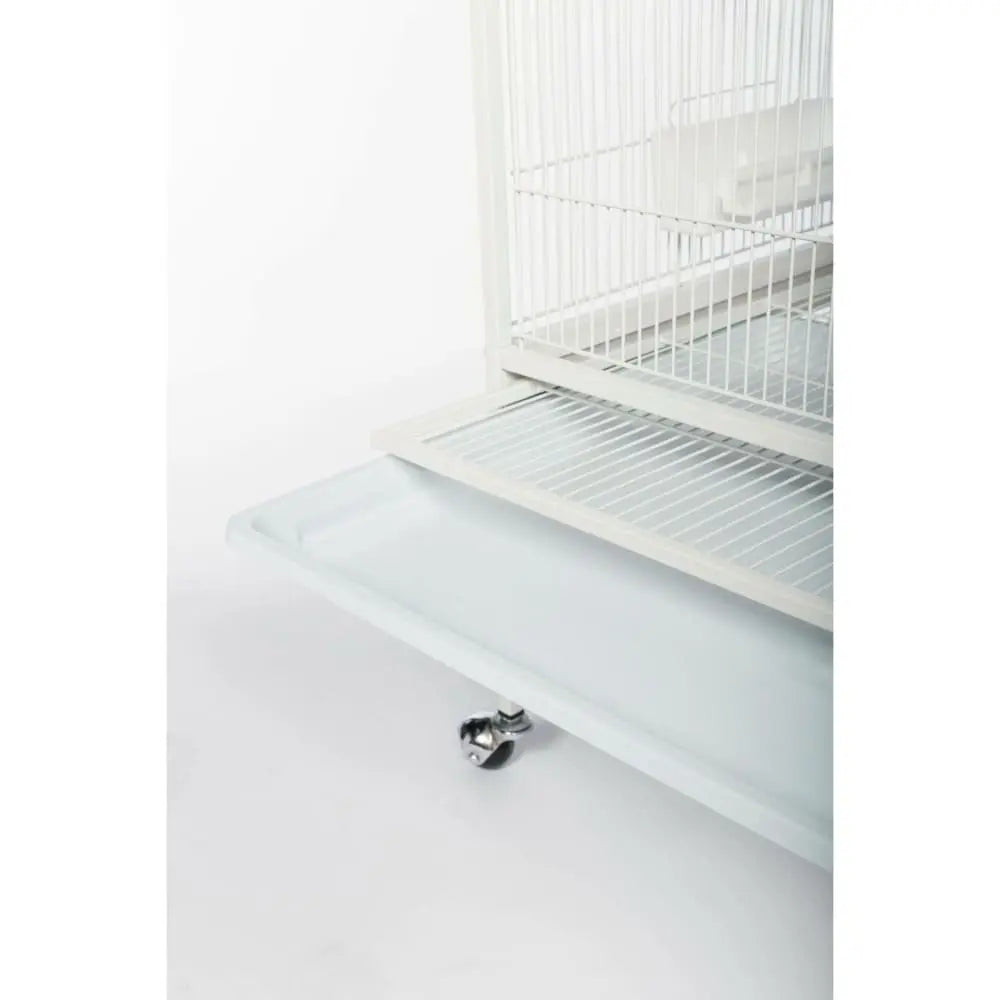 Prevue Pet Products Chalk White Small Bird Flight Cage F041 with Stand