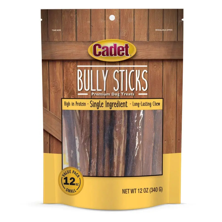 Cadet Premium All - Natural Dog Treats: Bully Sticks for Canine Chewing Pleasure