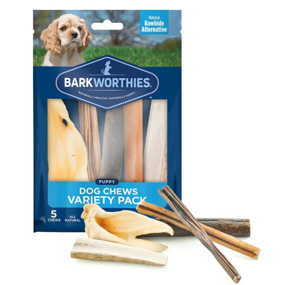 Barkworthies Medium - Sized Dog Chews Variety Pack with Premium All - Natural Options