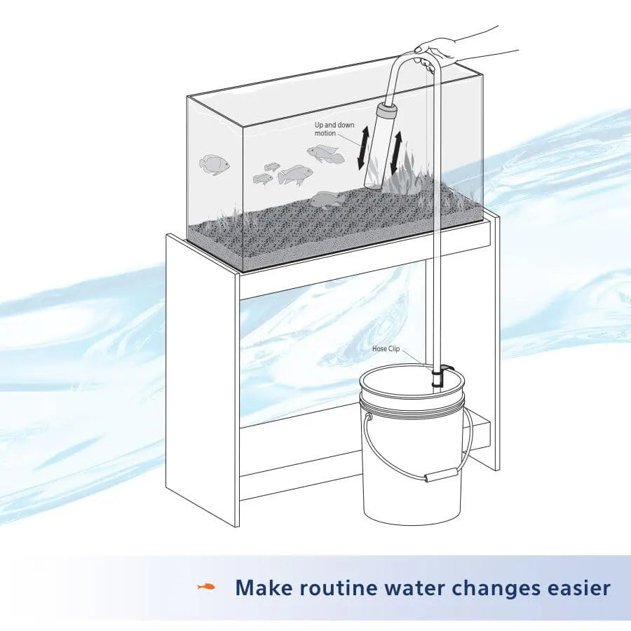 Aqueon Brand Aquarium Siphon Vacuum Gravel Cleaner for Maintaining Aquatic Environments