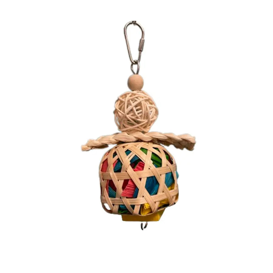 A & E Cages Happy Beaks Shred-O-Mania Interactive Bird Toy for Small to Medium Sized Birds