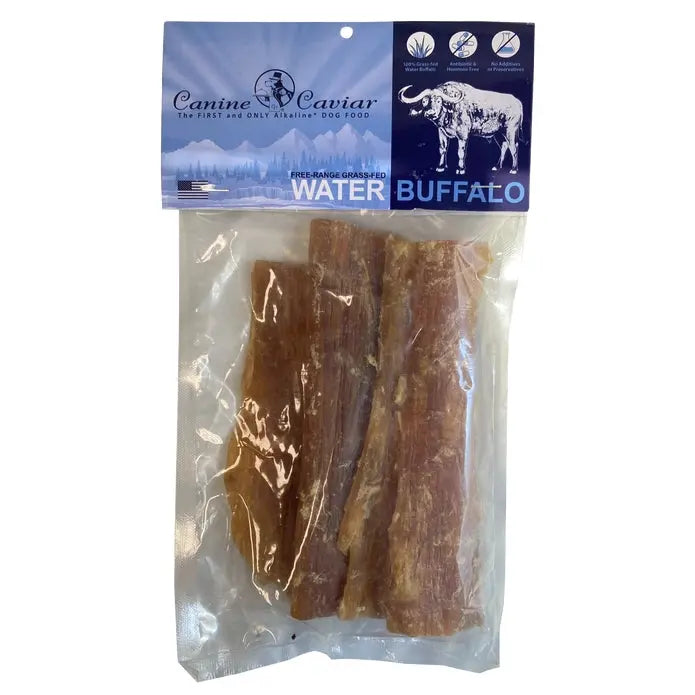 Canine Caviar Premium Water Buffalo Paddywack Dog Treats - 4 Pack, Each 6 Inches