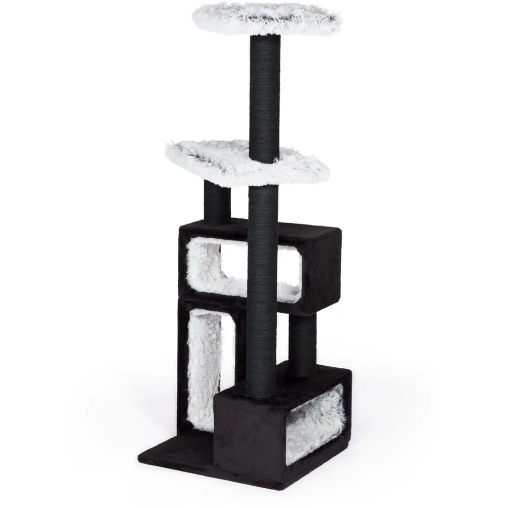 Prevue Pet Products Soft Plush Domino Cat Tree for Kitty's Fun