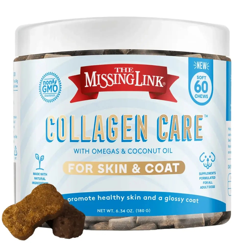 Missing Link Dog Collagen Care Soft Chews for Hip, Joint, Skin & Coat
