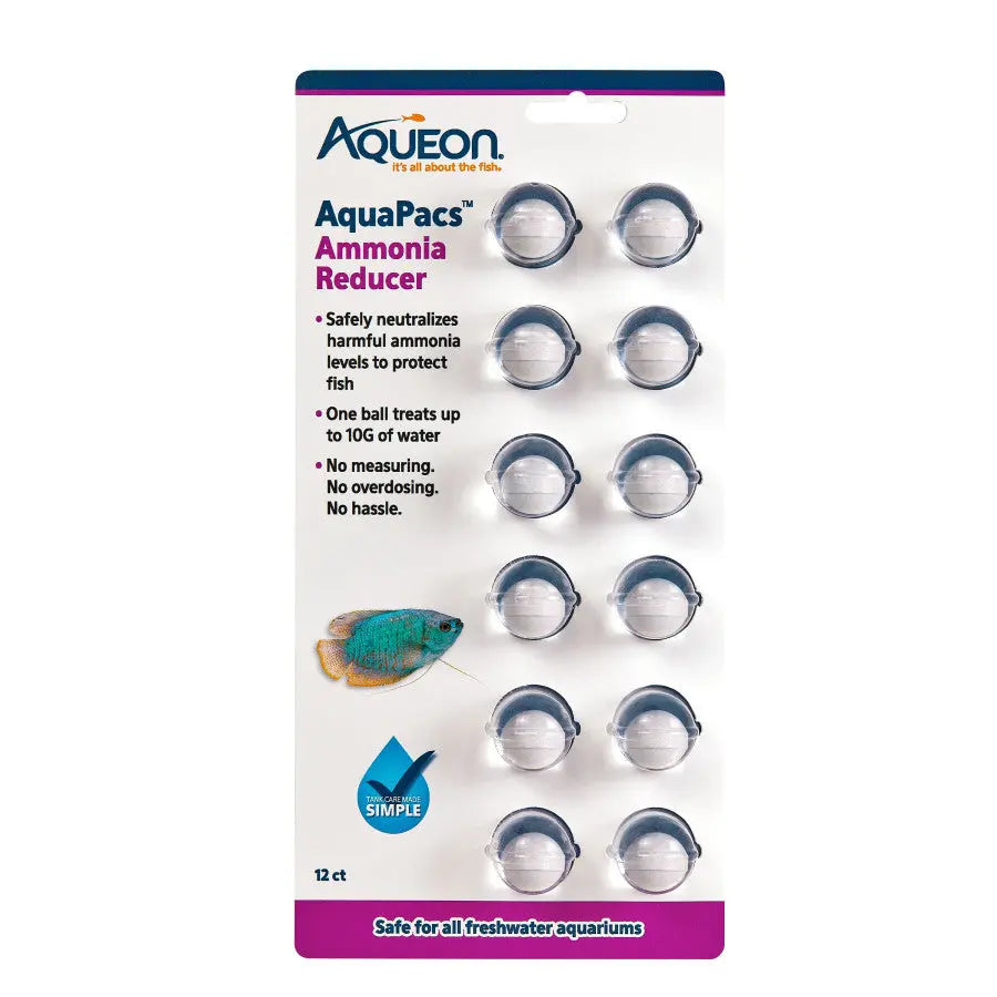 Aqueon AquaPacs: Efficient Ammonia Reducer for Aquarium Water