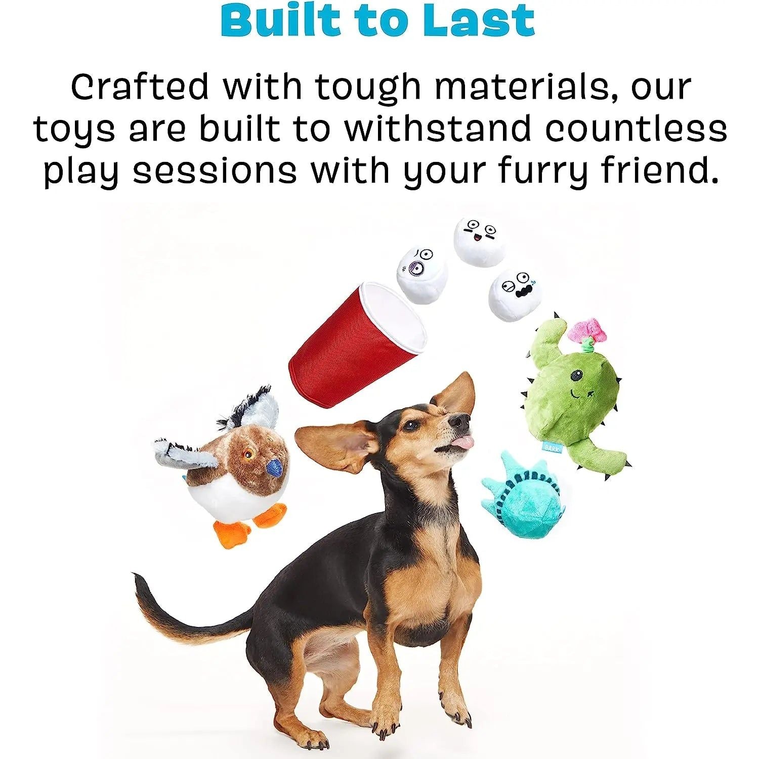 BARK's Fun-Filled Consuela the Cactus Interactive Dog Toy