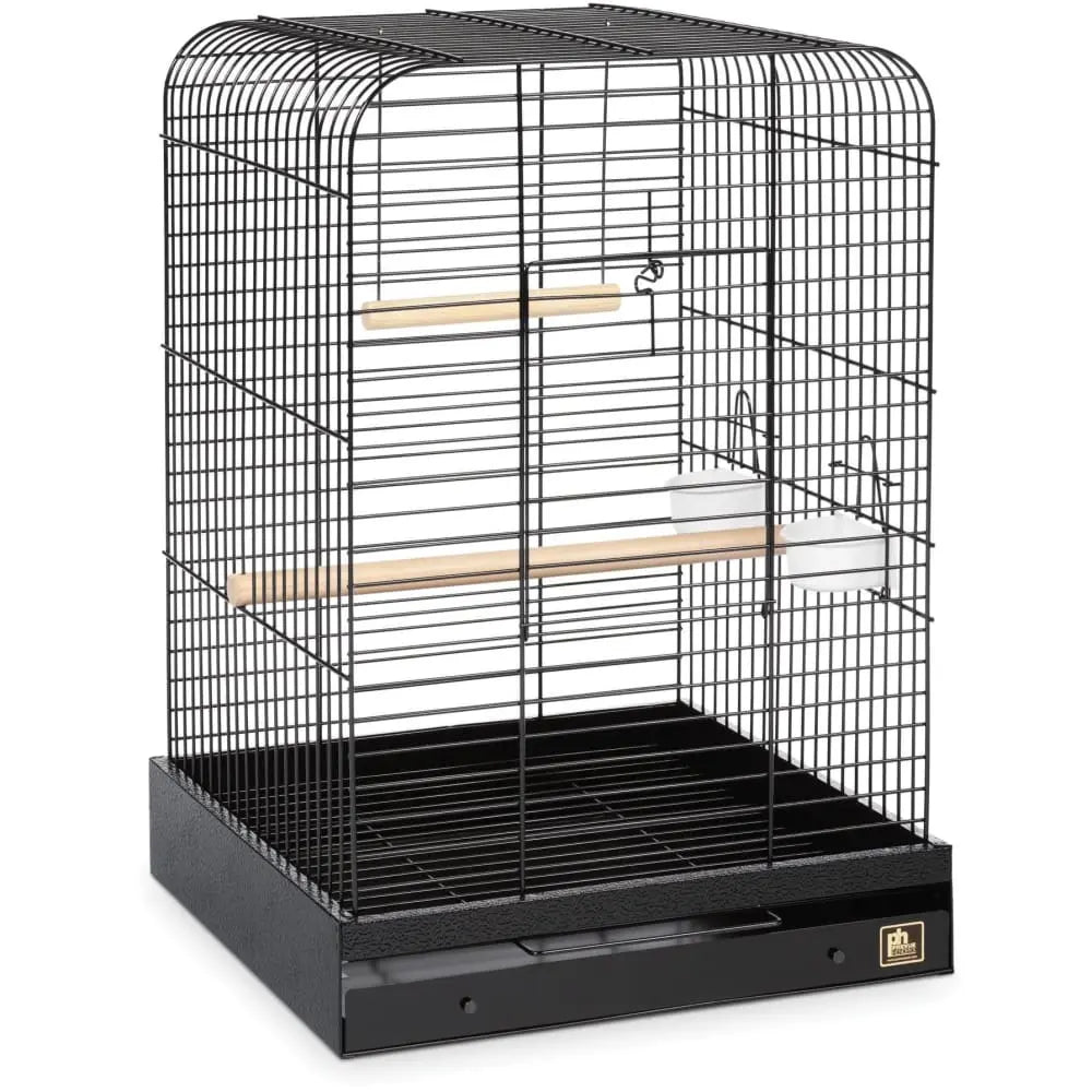 Prevue USA-Made All-Welded Black Parrot Cage for Medium to Large Birds