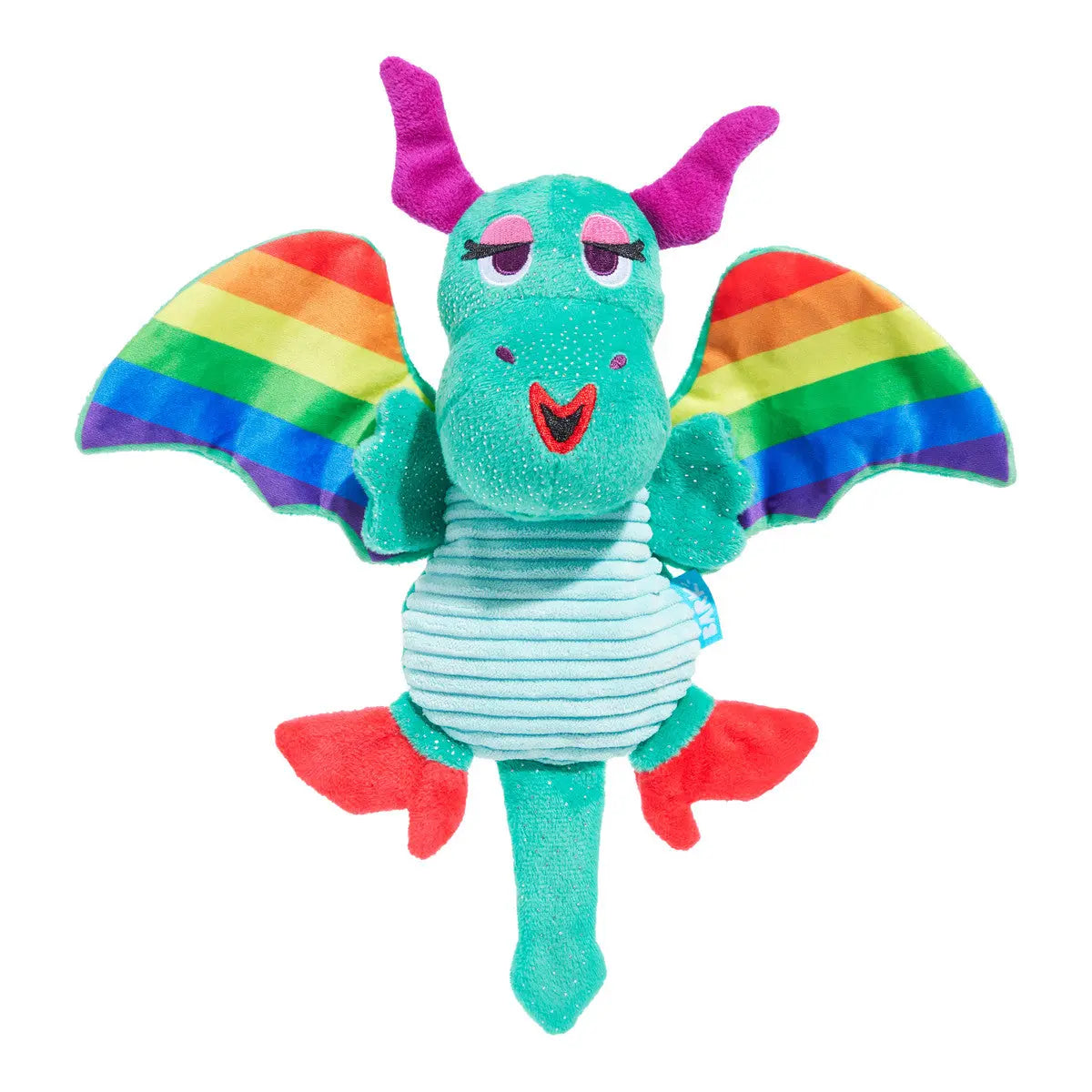 BARK Enchanting Dragon Queen Plush Dog Toy for Magical Playtime Adventures
