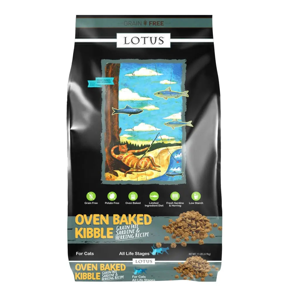 Lotus Premium Grain-Free Dry Cat Food with Sardine and Herring