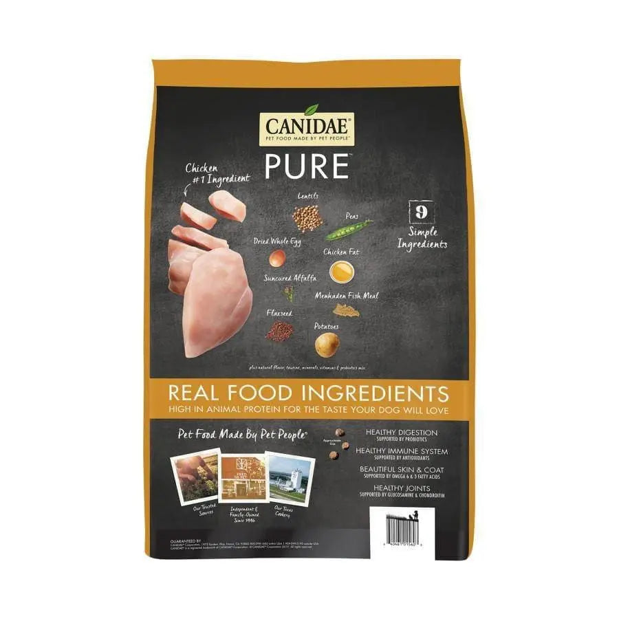 CANIDAE PURE Grain-Free Puppy Formula with Real Chicken, Lentil & Whole Egg Dry Dog Food