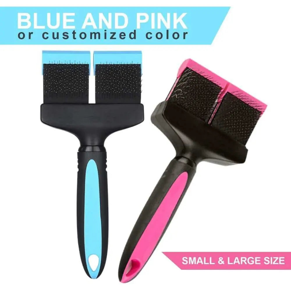 Double-Sided High-Quality Pet Comb for Dog and Cat Fur Shedding and Grooming