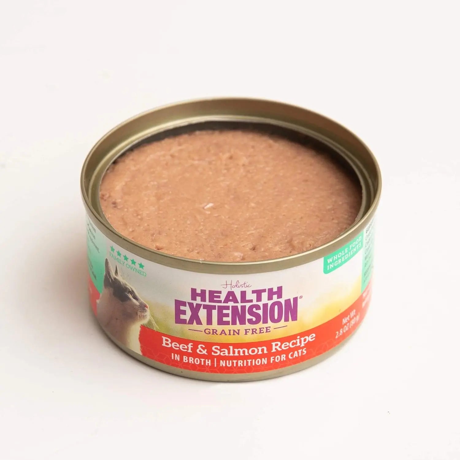 Health Extension 24-Pack 2.8 oz Grain-Free Wet Cat Food with Beef & Salmon