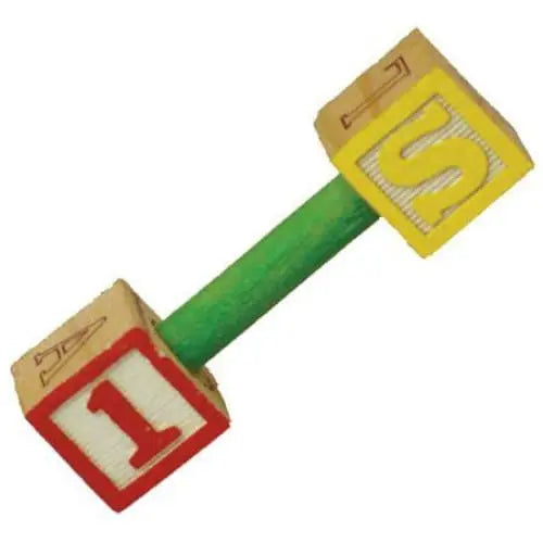 AE Cage Company Happy Beaks Colorful Pumping Letters Bird Foot Toy