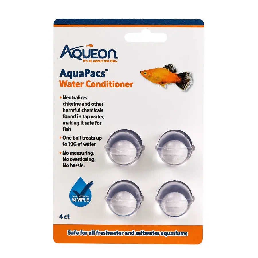 Aqueon Premium AquaPacs Water Conditioner for Aquariums