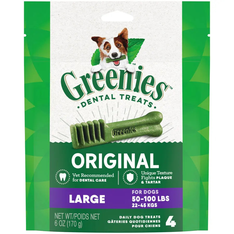 GREENIES Original Natural Dental Chews for Dogs: Oral Health Treats