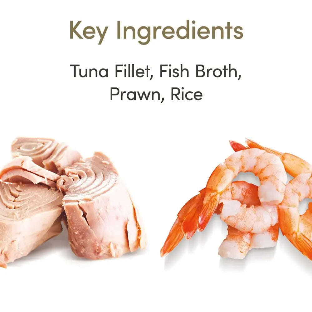 Applaws Premium Natural Wet Cat Food - Tuna Fillet with Prawn in Broth, 2.12 - ounce Recyclable Peel & Serve Pot
