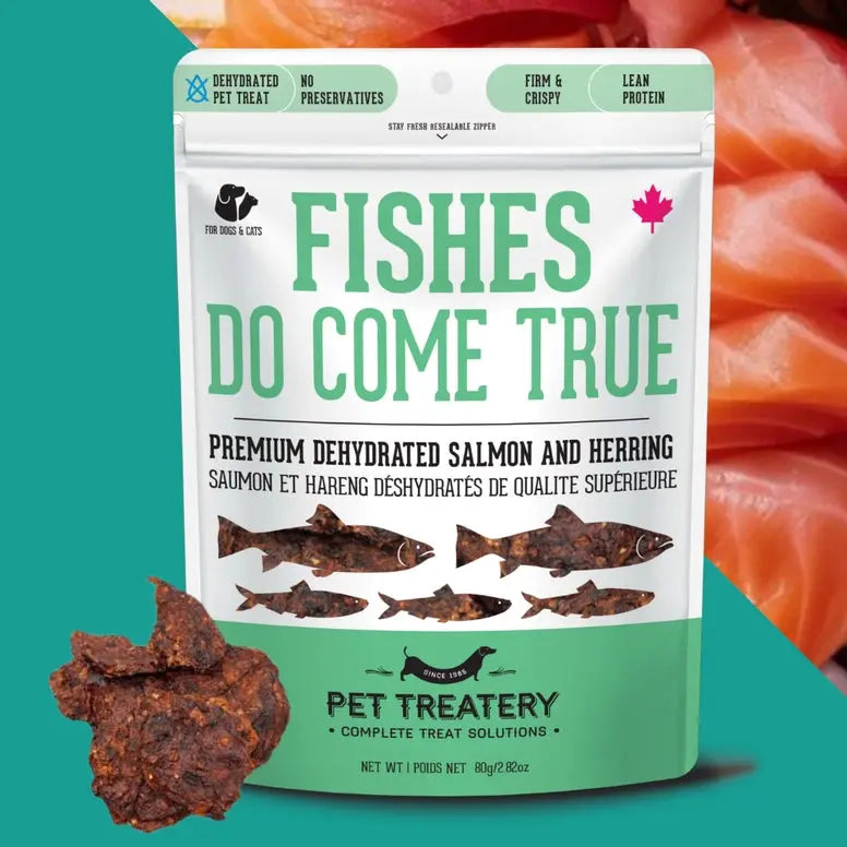 Granville Premium Wild - Caught Salmon & Herring Dehydrated Treats for Dogs