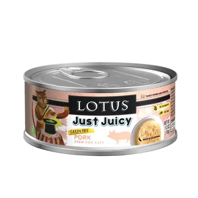 Grain-Free Canned Lotus Just Juicy Pork Stew Cat Food