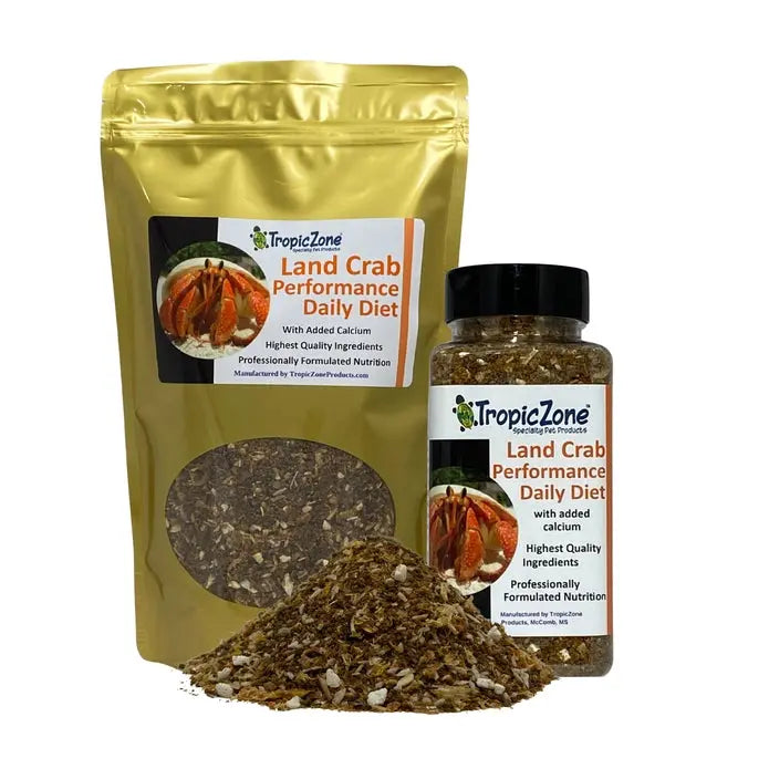 TropicZone High - Performance Diet for Land - Dwelling Hermit Crabs and Other Terrestrial Pet Crabs