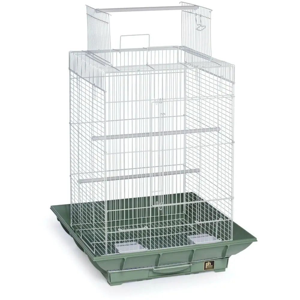 Prevue Pet Products White Clean Life Playtop Bird Cage for Small to Medium Birds