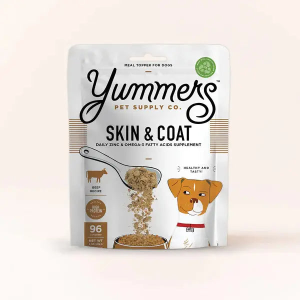 Yummers 8 oz. Beef Dog Food Topper: Skin & Coat Aid Supplement