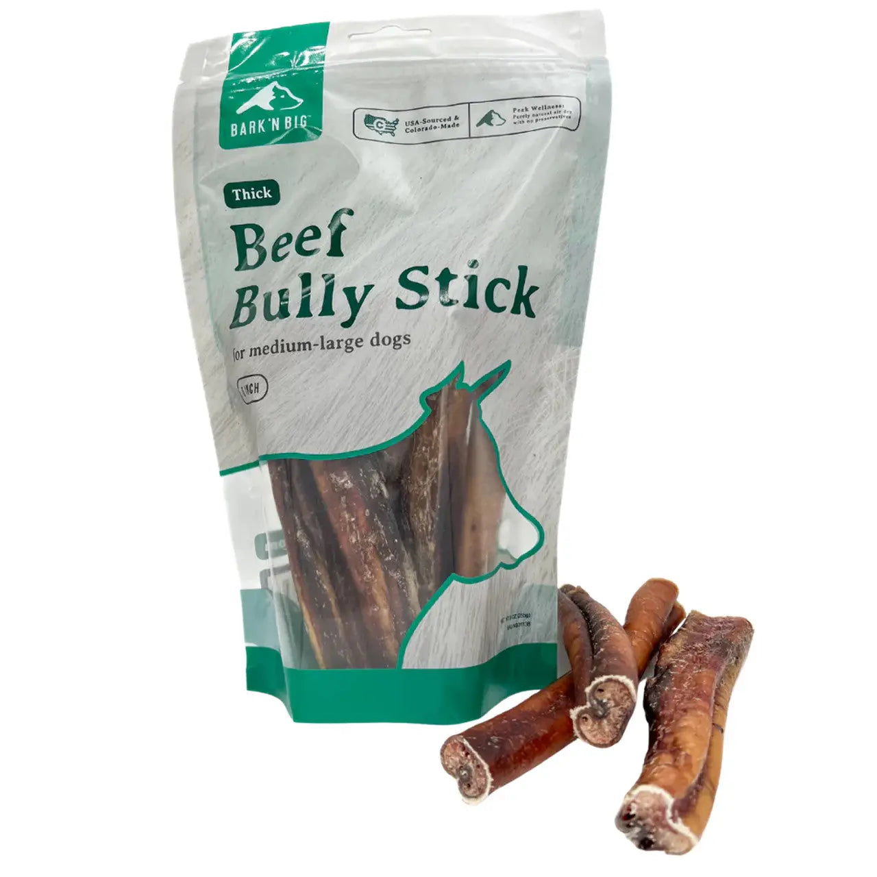 BarkNBig All - Natural High - Protein Low - Fat Beef Bully Stick Dog Chew Treats