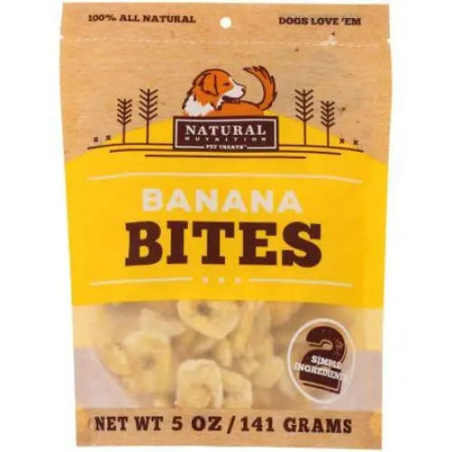 Wholesome Pride All - Natural Vegan Banana Bites Dog Treats for Canines with Sensitive Stomachs