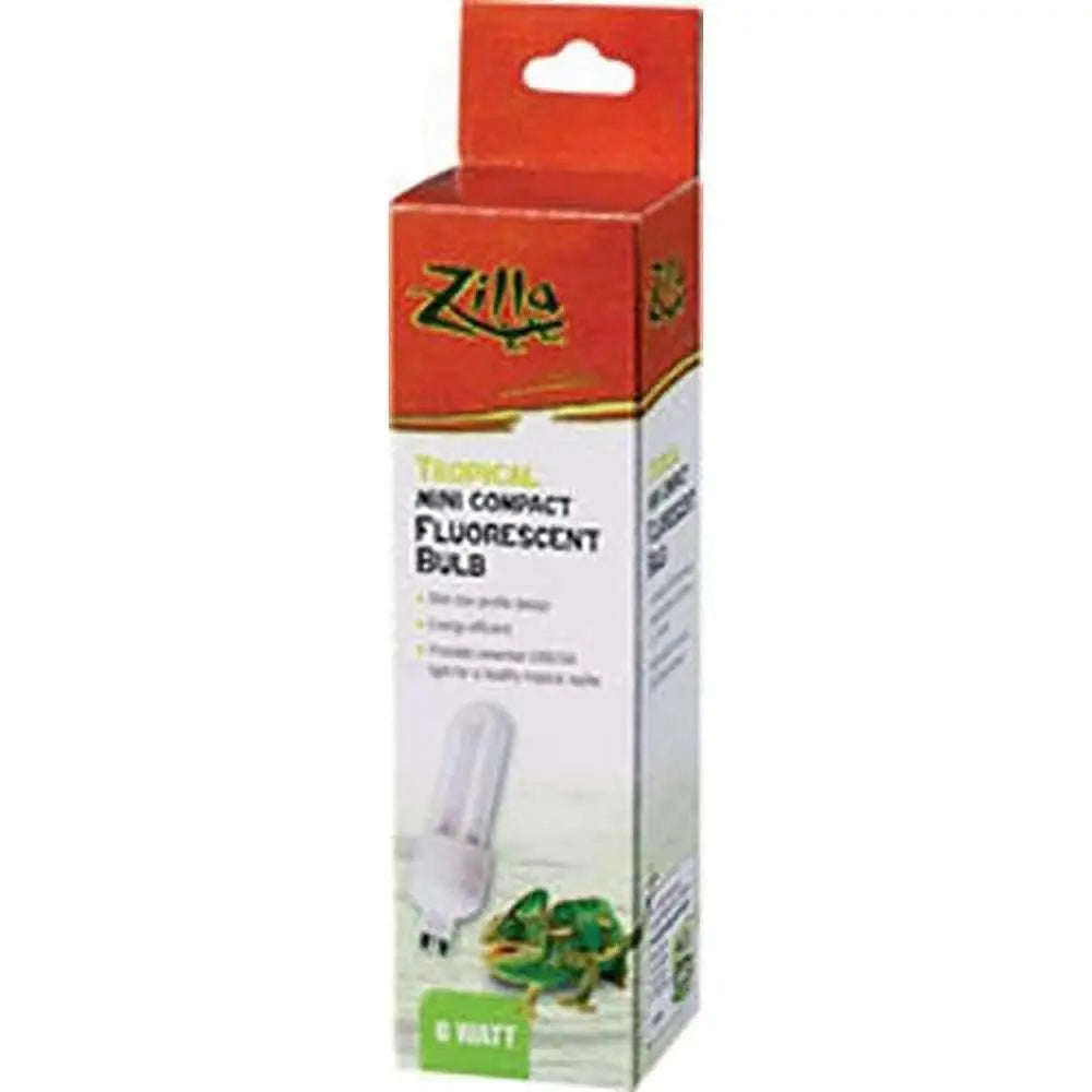 Zilla Mini Energy - Saving Compact Fluorescent Bulb with UVB/UVA for Tropical Reptiles