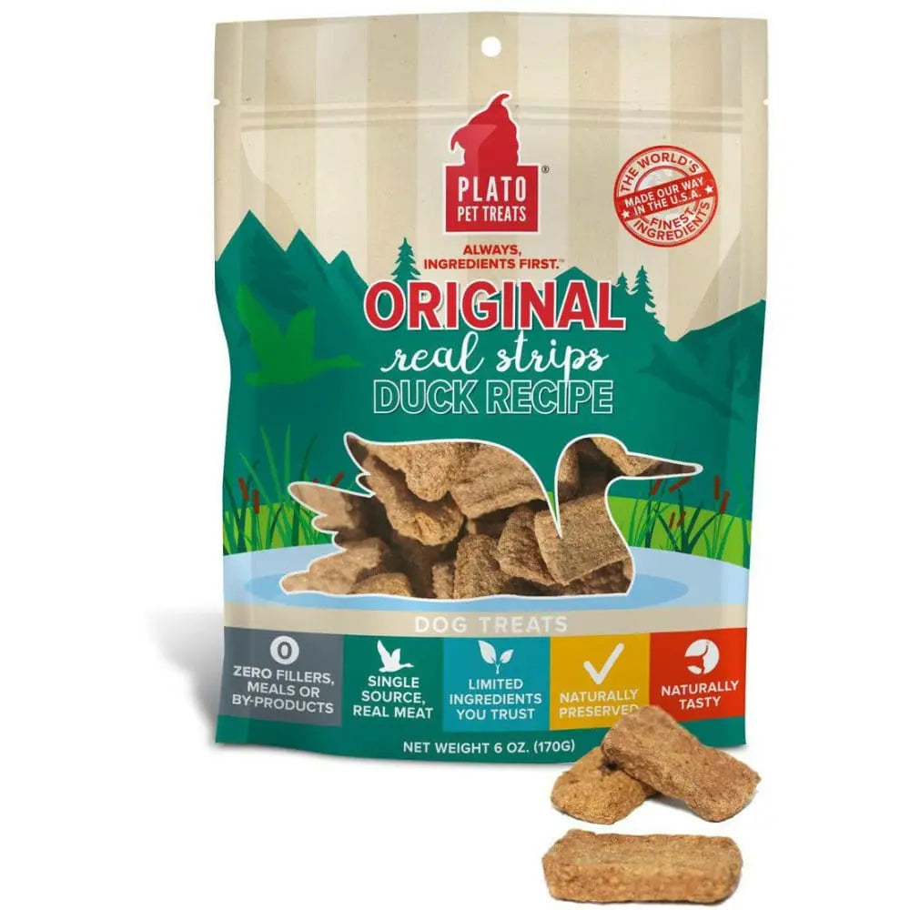Original Soft Duck Strips Dog Treats with Brown Rice
