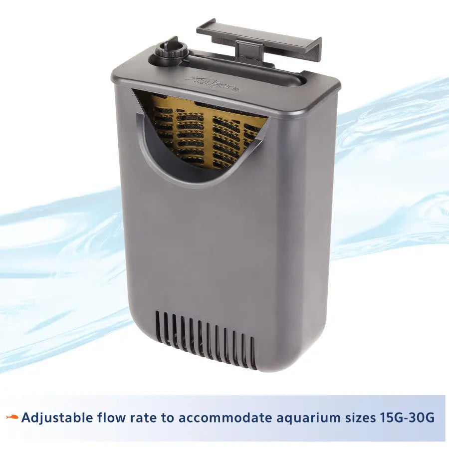 Aqueon QuietFlow® Internal Aquarium Filter with Innovative SmartClean™ Technology for Enhanced Water Quality