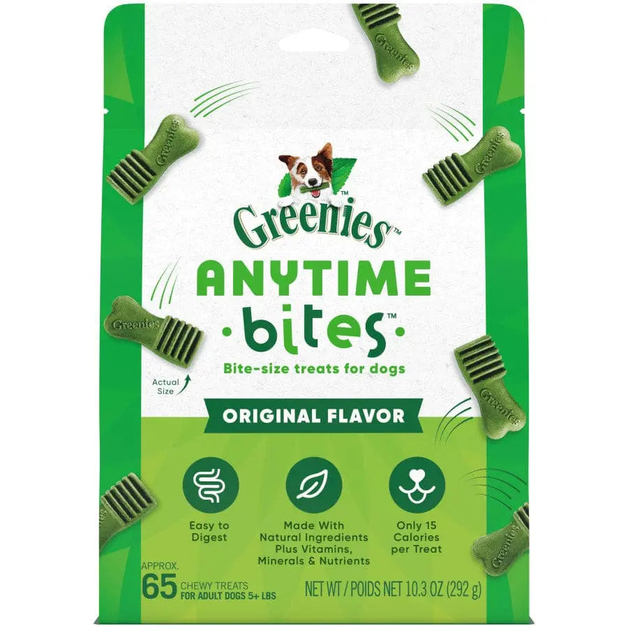 Greenies Anytime Bite - Sized Chewy Dental Dog Treats for Frequent Snacking