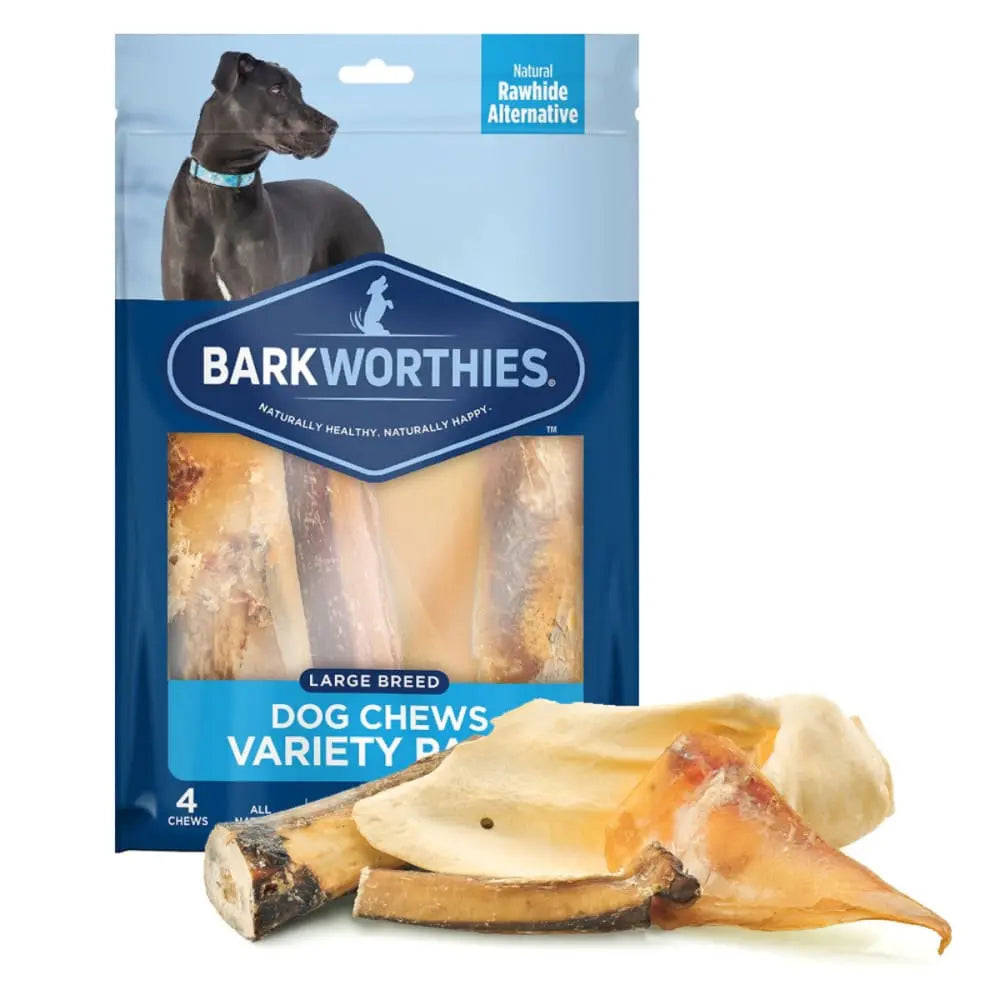 Barkworthies Medium - Sized Dog Chews Variety Pack with Premium All - Natural Options