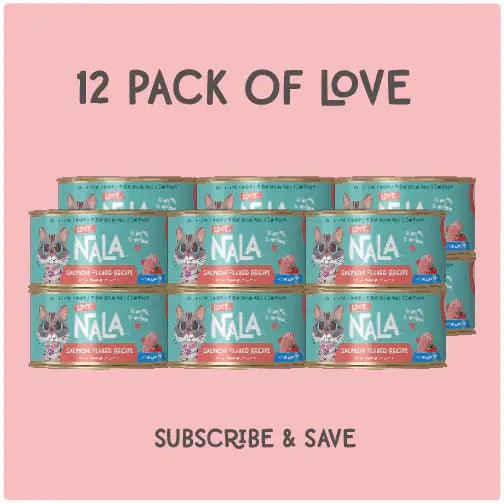 Love, Nala Premium Canned Cat Food - 2.8oz Case of 12 with Chicken Flaked, Sweet Potato & Tomato Recipe in Broth