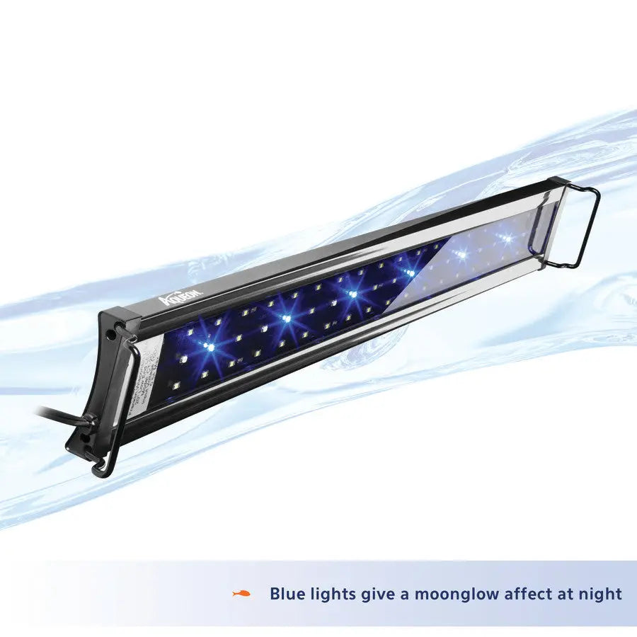 Aqueon Optibright Slim LED Light Fixture for Aquariums