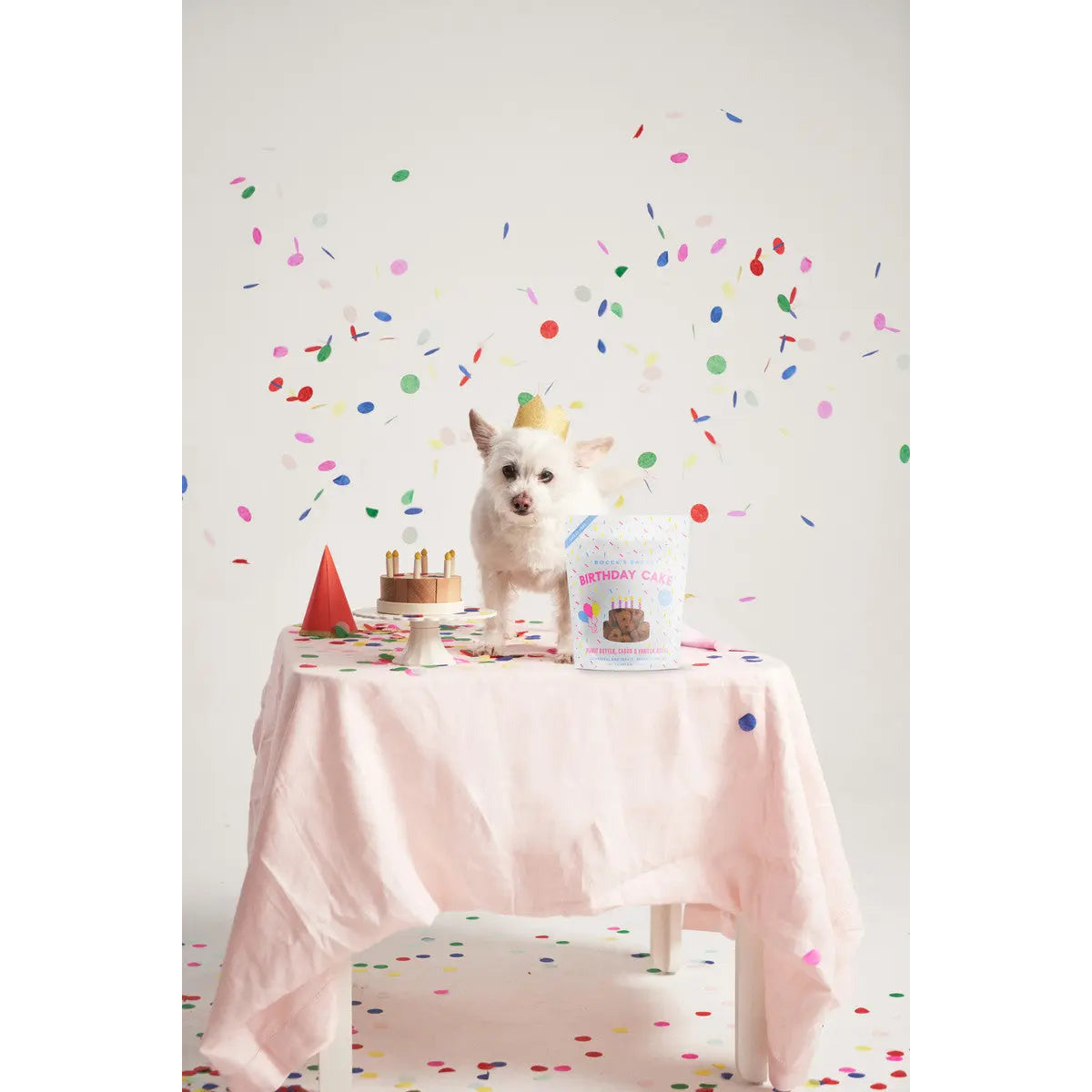 5oz Bocce's Bakery Wheat - Free Dog Treats: Birthday Cake Biscuits