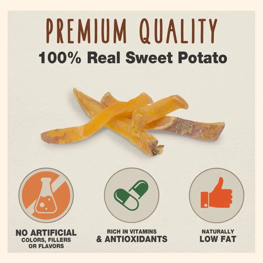 Cadet® Gourmet Sweet Potato Steak Fries Dog Treats - One Pound Package