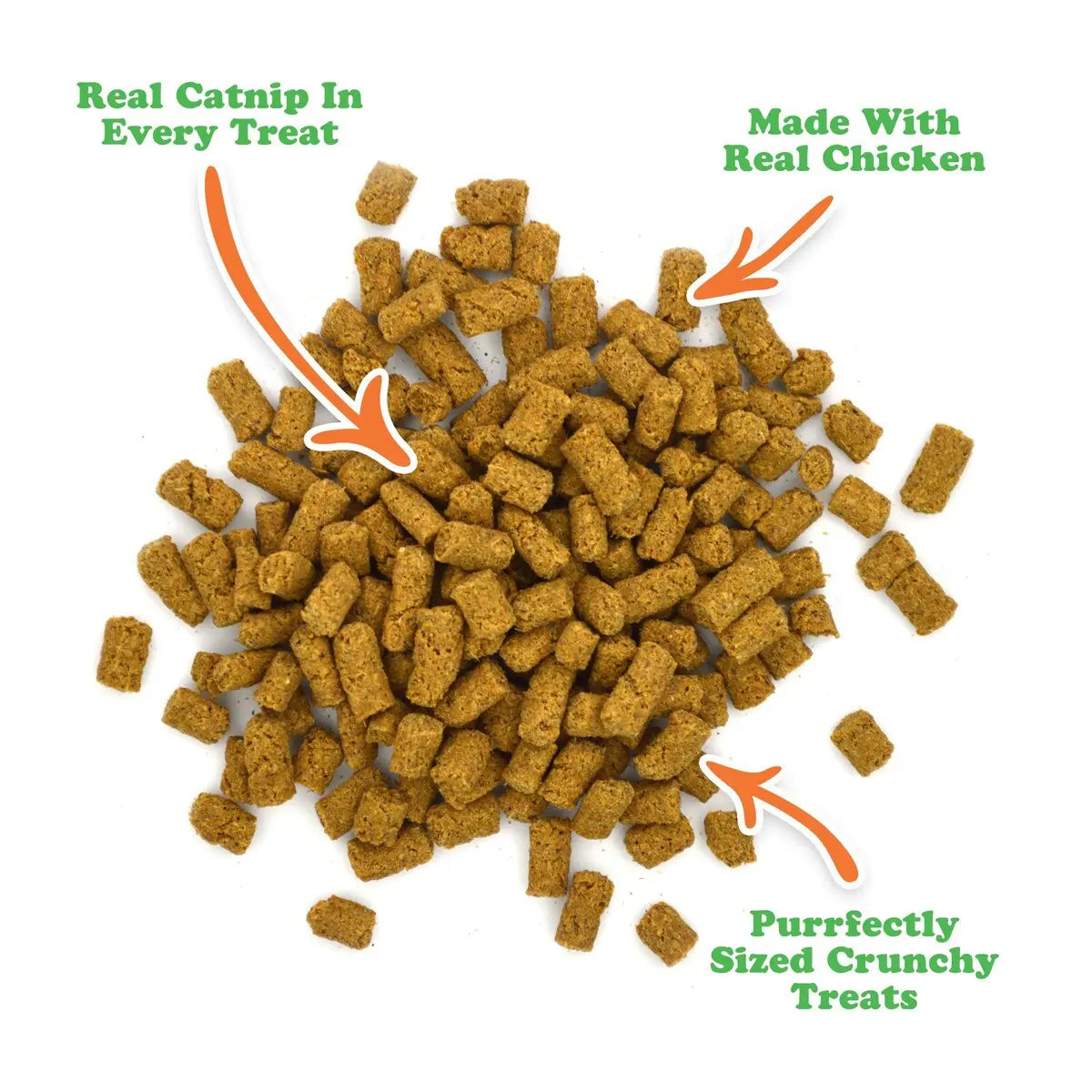Meowijuana 3 Oz Crunchy Chicken & Catnip Flavored Cat Treats