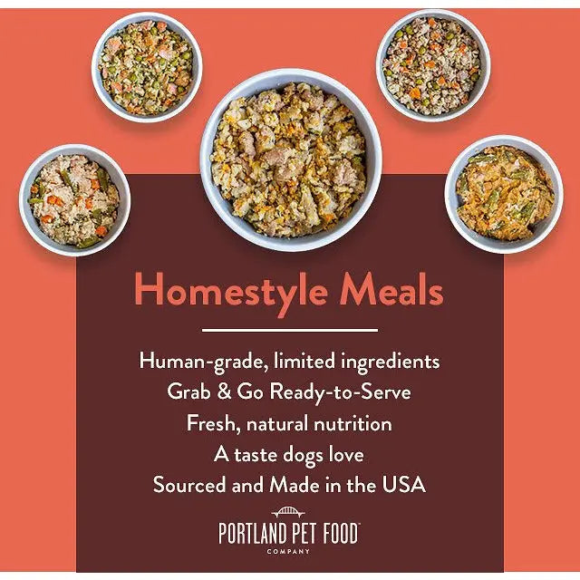Portland Pet Food Company Tuxedo's Homestyle Chicken & Yams Wet Dog Food Topping - 8/9 Ounce Pack