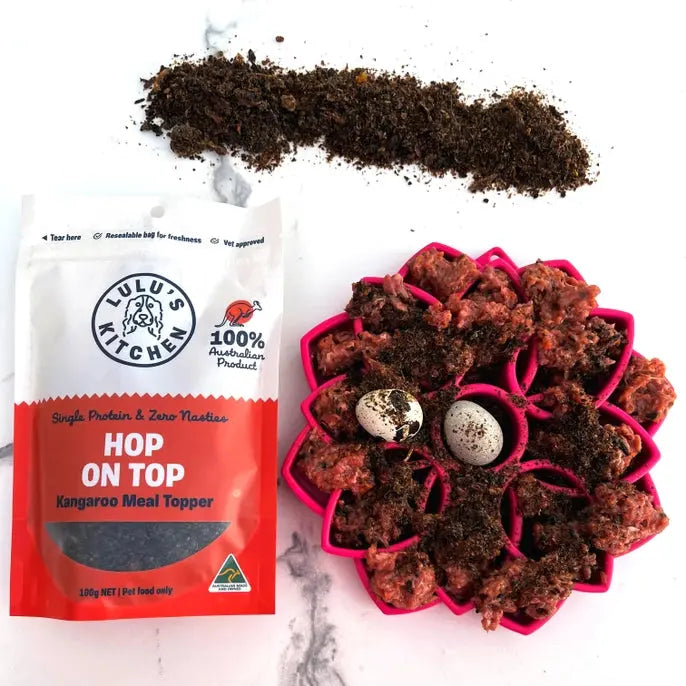 Lulu's Kitchen Premium Australian Kangaroo Meal Topper for Dogs